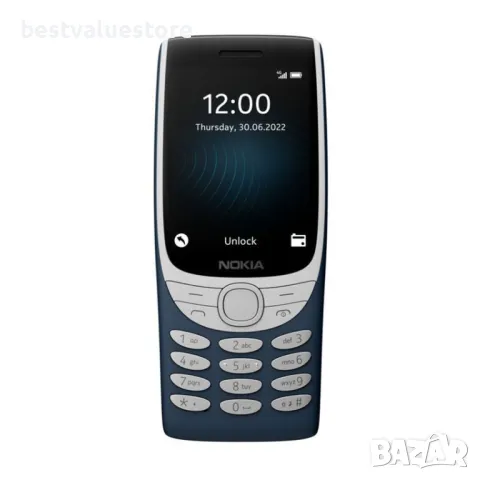 Nokia 8210 4G Ds Blue Мобилен Телефон Gsm 2.80 ", Задна Камера 0.30 Mpx