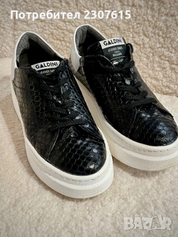 Дамски кецове от естествена кожа Galdini, снимка 13 - Кецове - 52354401