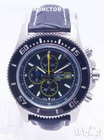 Мъжки луксозен часовник Breitling Super Ocean, снимка 2 - Мъжки - 32404025