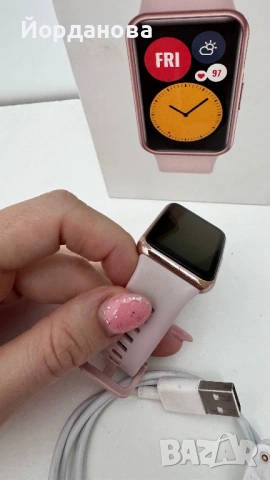 Смарт часовник Huawei watch fit Tia B07 sakura pink, снимка 4 - Дамски - 53356694