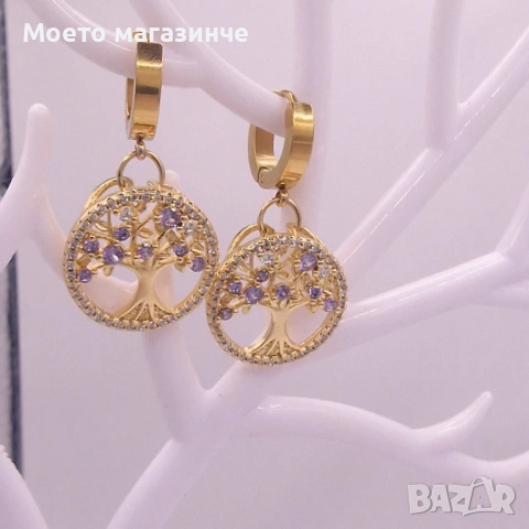 Обеци от медицинска стомана - различни модели , снимка 6 - Обеци - 53110608