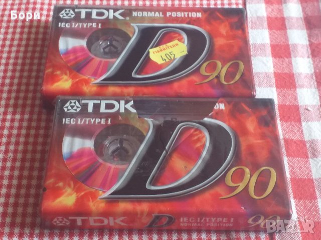 Касети  TDK   D 90 , снимка 1 - Аудио касети - 26441210