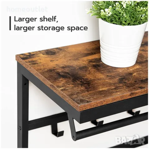 Стенна закачалка в индустриален стил BF12YM01, снимка 4 - Закачалки - 49311738