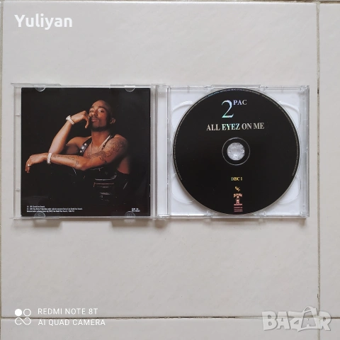 👑 2Pac - All Eyez on Me | КАТО НОВ | 30г. от Легендата 👑, снимка 2 - CD дискове - 53477621