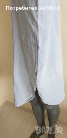 Replay Essentials Лен / Womens Shirtdress Oversize Size S /XS  ОРИГИНАЛ! Дамска Ленена Рокля!, снимка 9 - Рокли - 50697437