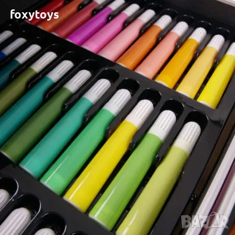 Комплект за рисуване в куфар с еднорог 145 части, 22768, снимка 6 - Рисуване и оцветяване - 47854015