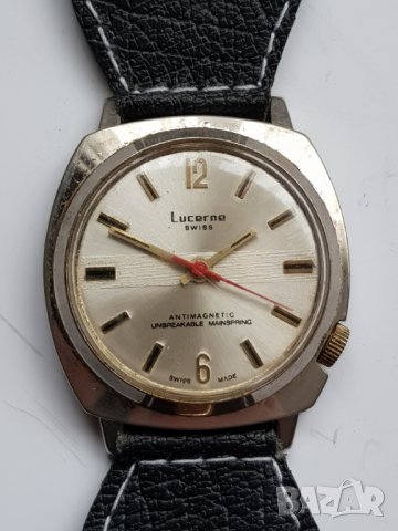 Мъжки механичен часовник Lucerne, снимка 8 - Антикварни и старинни предмети - 38951477