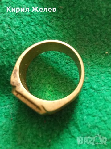 Пръстен стар бронзов 21842, снимка 3 - Колекции - 33370245