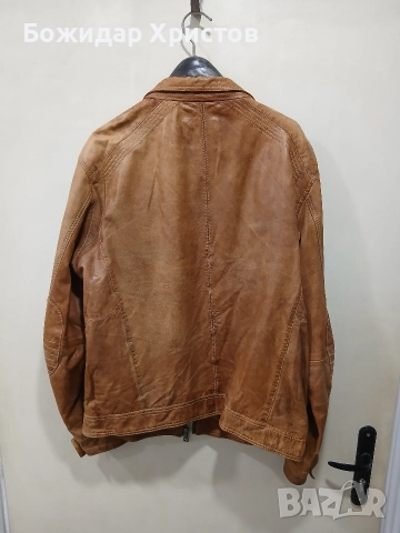 Мъжко кожено яке ADAM FRIDAY – естествена кожа – размер 54 / XXL, снимка 2 - Якета - 52917921