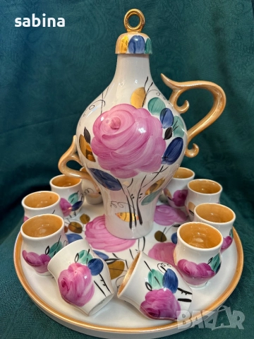 Рядък лимитиран руски/съветски сервиз на Дулево, снимка 8 - Антикварни и старинни предмети - 51750008