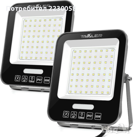 LED прожектори за къща/двор/градина (соларни и на 230 V), снимка 13 - Прожектори - 51553068