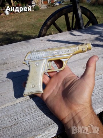 Стара играчка пистолет #10, снимка 4 - Антикварни и старинни предмети - 27230713