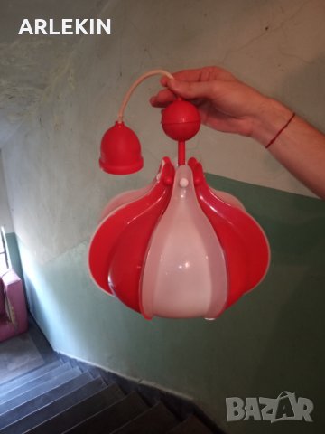 Декоративна лампа тип полилей., снимка 4 - Лампи за таван - 33678986