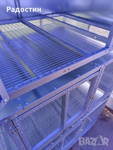 Триетажна клетка за зайци , снимка 2 - Други стоки за животни - 51858079