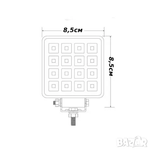 LED халоген 48W, снимка 2 - Аксесоари и консумативи - 48794961