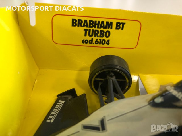 Mетални колекционерски колички BBURAGO F1 FERARRI 124 & Brabham Turbo, снимка 8 - Колекции - 38087124