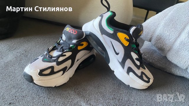 Air Max 200 (PS) AT5628 100 White/Black/Bright Crimson, снимка 1 - Детски маратонки - 37737622