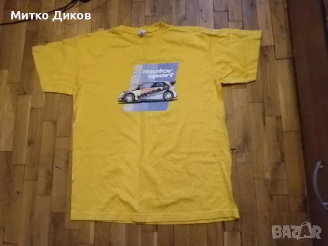 Тениска автомобили маркова на JHK Motor Sport VW размер М, снимка 3 - Спортна екипировка - 49441749