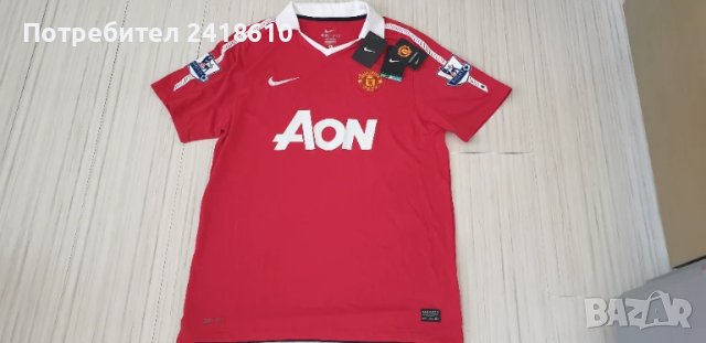 Nike Dri - Fit Man United Rooney # 10 Mens Size L НОВО! ОРИГИНАЛ! Мъжка Тениска!
