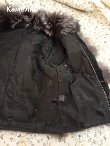 Палто от сребърна лисица , снимка 8 - Палта, манта - 49942176