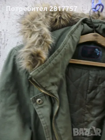 Дамско, зимно, дълго яке с качулка !, снимка 7 - Якета - 48325321