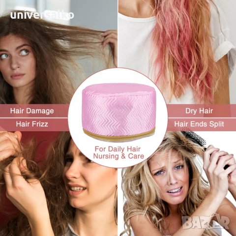 Електрическа шапка за коса, за сушене, маска за коса, подхранване на косата, сешоар, снимка 8 - Сешоари - 40046747