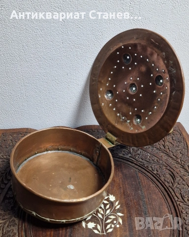 Автентичен скандинавски меден съд с капак, снимка 2 - Други - 53373968