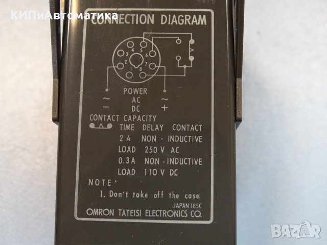 реле време Omron TDL-7 24VDC 30s solid state timer, снимка 4 - Резервни части за машини - 37673584
