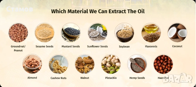 Винтова преса за олио/масла, снимка 3 - Други машини и части - 51923609