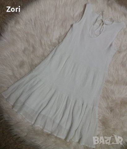 Бяла кукленска рокля ХХС размер , снимка 2 - Рокли - 40276292