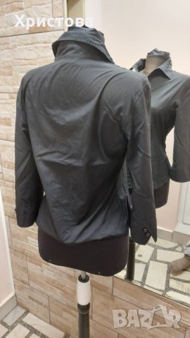 Спортно-елегантна черна памучна риза - 6,00лв., снимка 8 - Ризи - 26536719