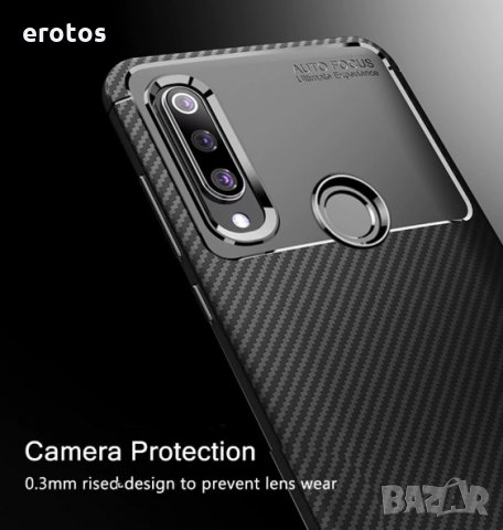 Кейс от карбонови влакна Huawei P30/ Carbon fiber Shockproof Case, снимка 3 - Калъфи, кейсове - 26921249