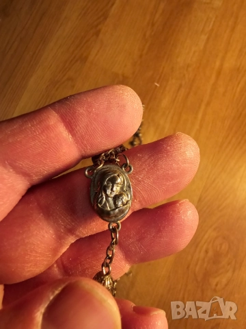 Стара молитвена броеница от Божигроб  за да се обърнете към бог и Богородица и да ви пазят и закриля, снимка 4 - Други ценни предмети - 51795268