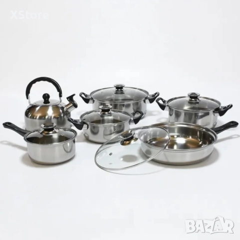 кухненски комплект за готвене , снимка 7 - Съдове за готвене - 48563499