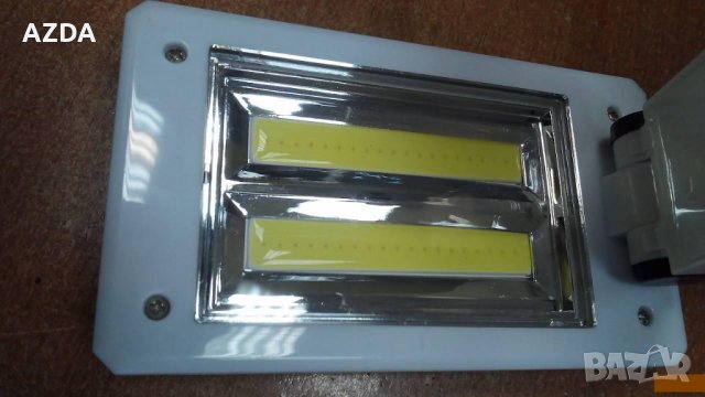 Сгъваема настолна преносима LED Лампа с 2 диода, снимка 3 - Настолни лампи - 26563283