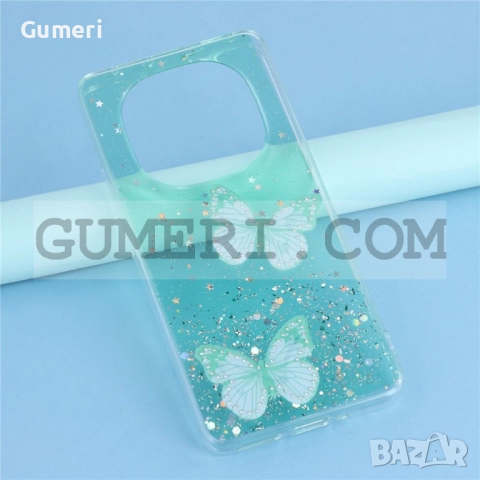 Xiaomi Redmi Note 14 Pro 5G Силиконов Гръб с Пеперуди, снимка 9 - Калъфи, кейсове - 52176543