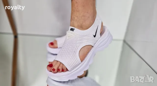 Nike бели дамски сандали , снимка 5 - Сандали - 50394264