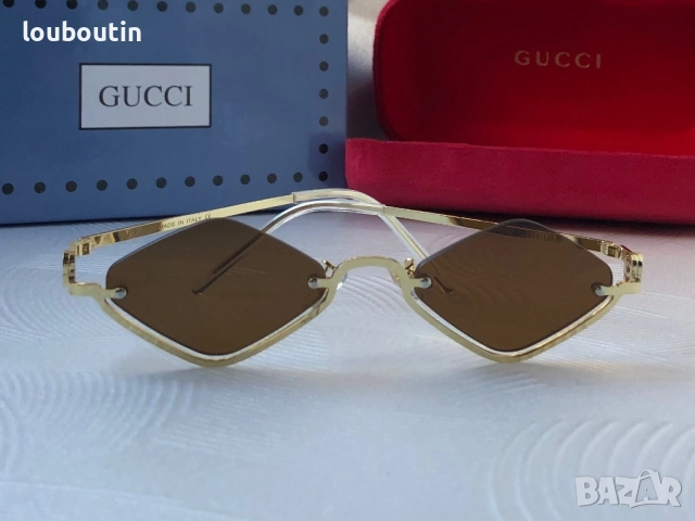 GUCCI 1:1 дамски слънчеви ромб очила 4 цвята , снимка 8 - Слънчеви и диоптрични очила - 52914951