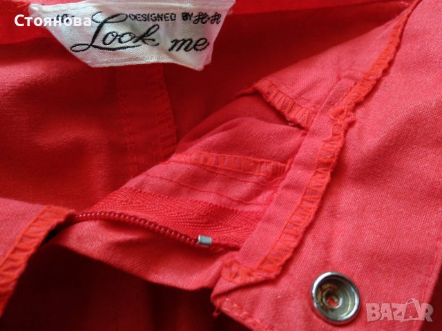 Спортно-елегантна червена пола, снимка 14 - Поли - 37138902