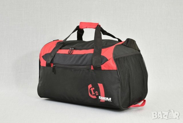 Спортен сак - черно и червено 50 х 30 х 27 см, снимка 1