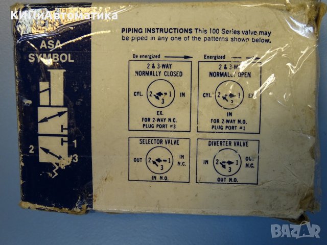 Пневматичен разпределител MAC 166B-121JM pneumatic valve, снимка 8 - Резервни части за машини - 39374273