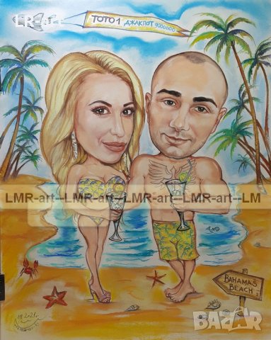 КАРИКАТУРИ , ШАРЖ от снимка, рисувам ръчно, снимка 12 - Картини - 39197341