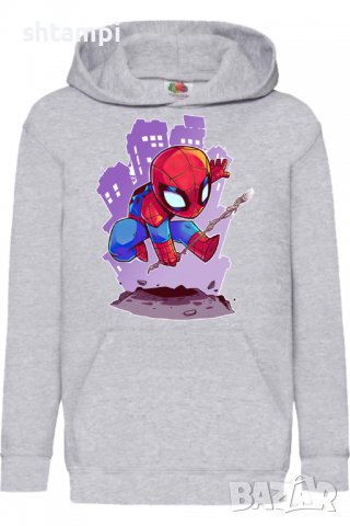 Детски Суитчър/Суитшърт Marvel Spiderman 1,Игра,Подарък,Изненада,Забавление,Рожден Ден, снимка 2 - Детски анцузи и суичери - 38325088