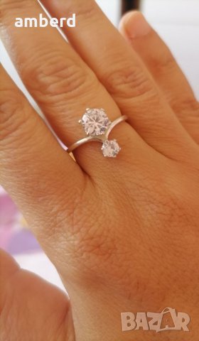 Оригинален сребърен пръстен - модел R101, снимка 3 - Пръстени - 33034600