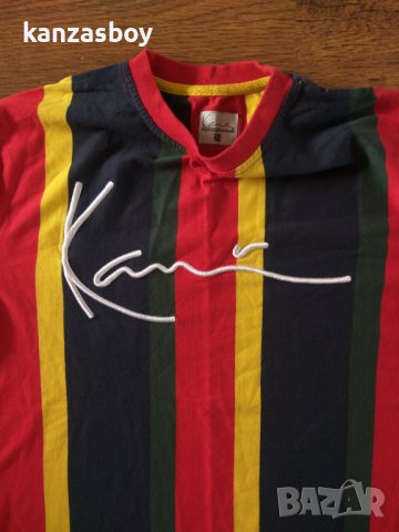 Karl Kani Signature Stripe T-Shirt - страхотна мъжка тениска , снимка 4 - Тениски - 40404673