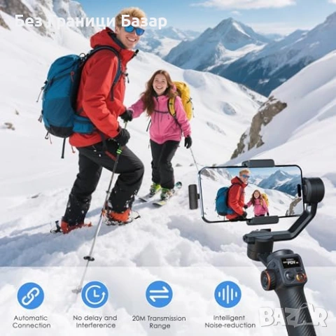 Нов Безжичен лавалиерен микрофон 2 броя за iPhone Android USB-C Lightning, снимка 5 - Микрофони - 53280290