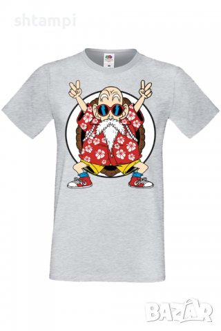 Мъжка тениска Dragon Ball Z Master Roshi,Анимация,игра,Празник,Повод,, снимка 5 - Тениски - 37936863