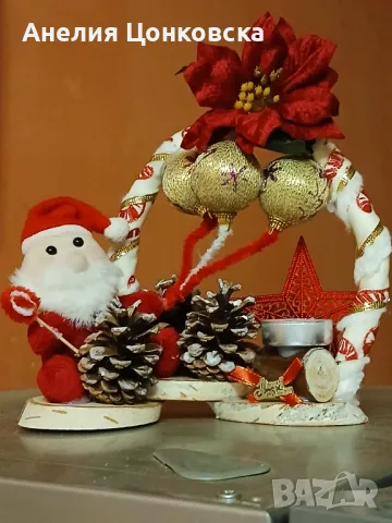 "Дядо Коледа с балони", снимка 1