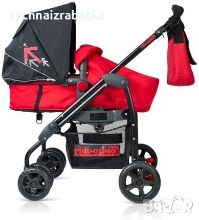 Бебешка количка Чиполино Нана с люлеещ механизъм, снимка 9 - Детски колички - 37757871