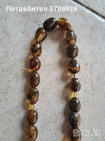 голяма кехлибарена броеница, снимка 2 - Антикварни и старинни предмети - 52769778